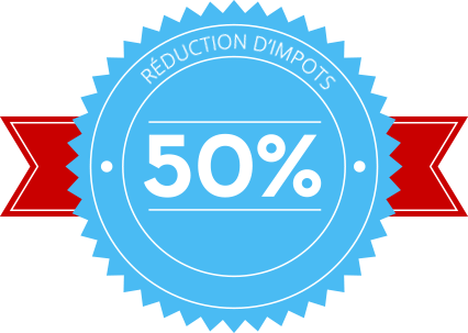 Réduction d'impot de 50%, service à la personne